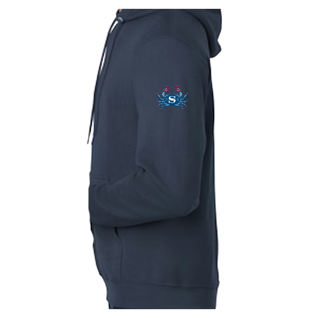 Dungie logo on sleeve