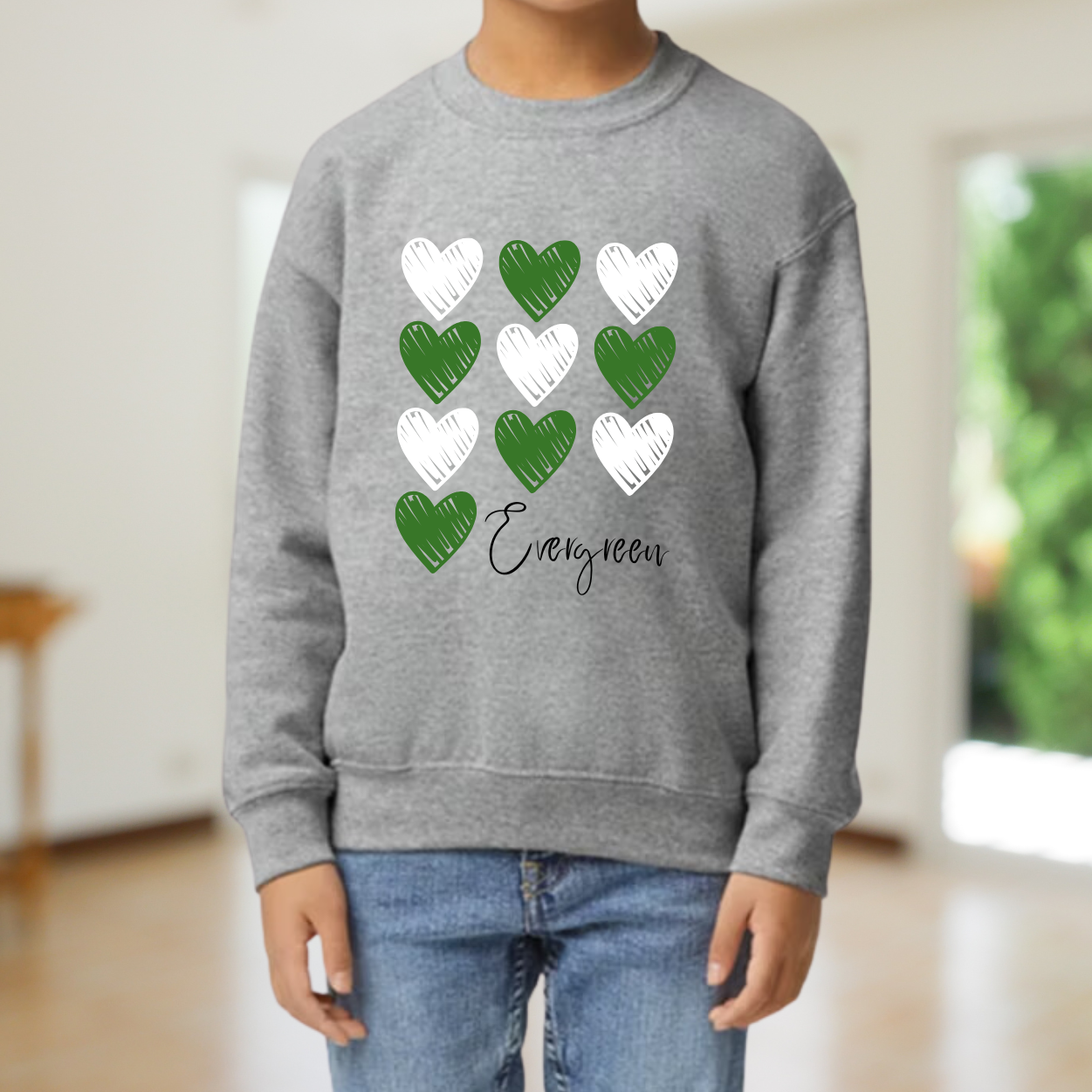 Elementary School Heart Sweatshirt