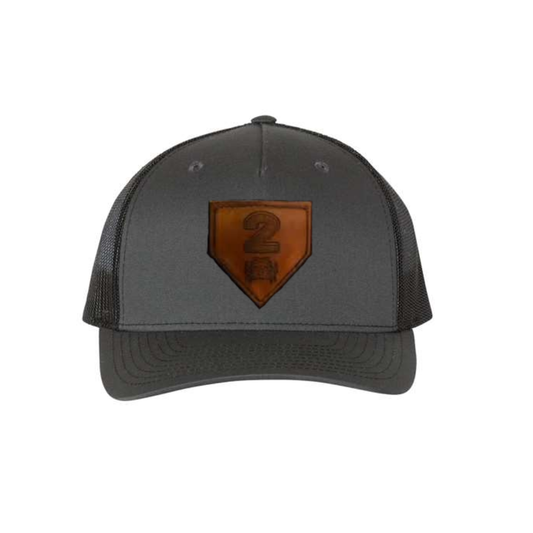 Custom baseball hat with player number