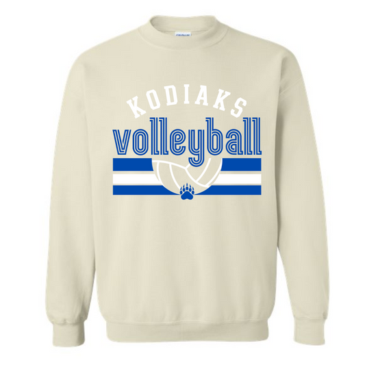 Retro Kodiaks Volleyball Crewneck